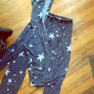 PINK sweatsuit medium zip up & joggers